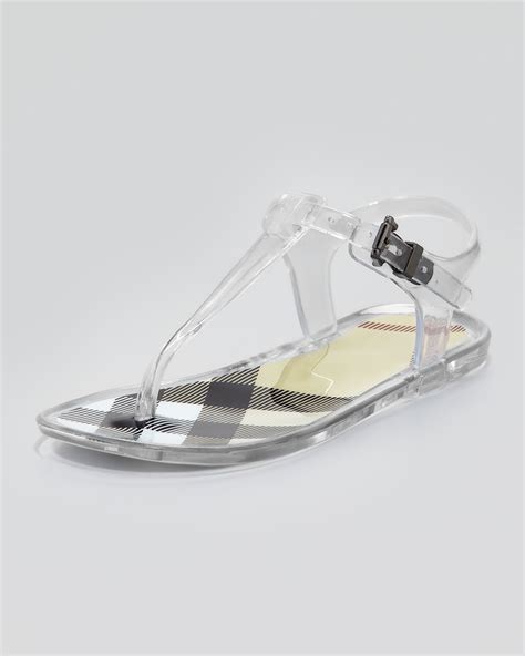 Burberry Jelly Sandals .